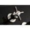 Kingston Brass Roman Tub Faucet, Polished Nickel, Wall Mount KS8026ZX - alternate 4
